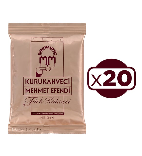 Kurukahveci Mehmet Efendi Türk Kahvesi 20'li Paket