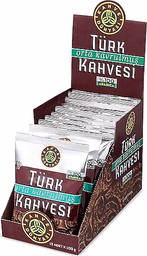 Kahve Dünyası Orta Kavrulmuş Türk Kahvesi 12'li 100 gr